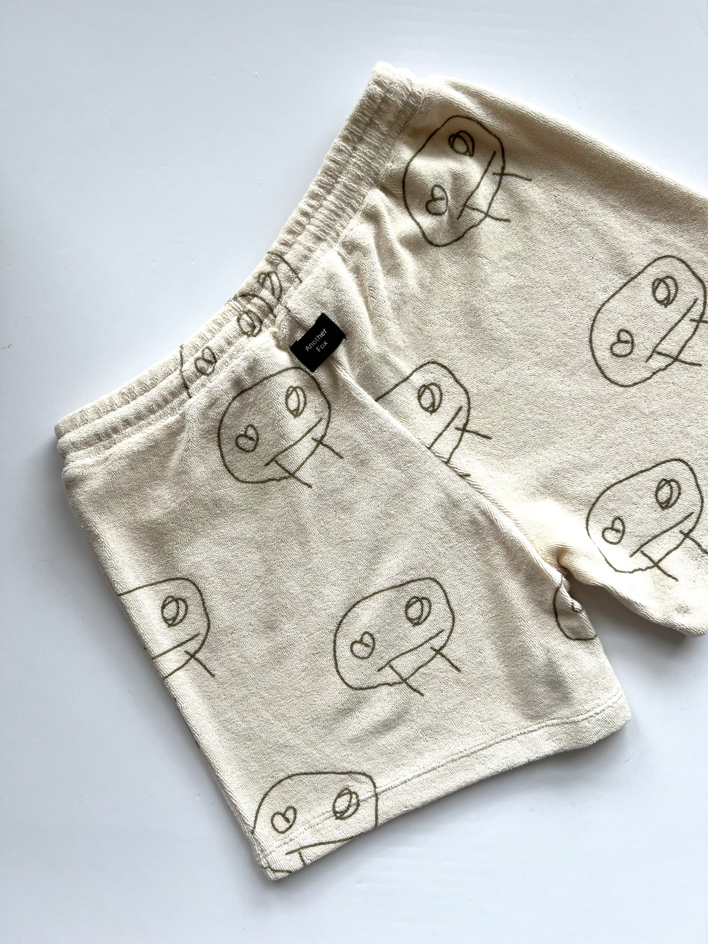 Another Fox Fred Face Terry Shorts - Age 9-10y (BNWT)