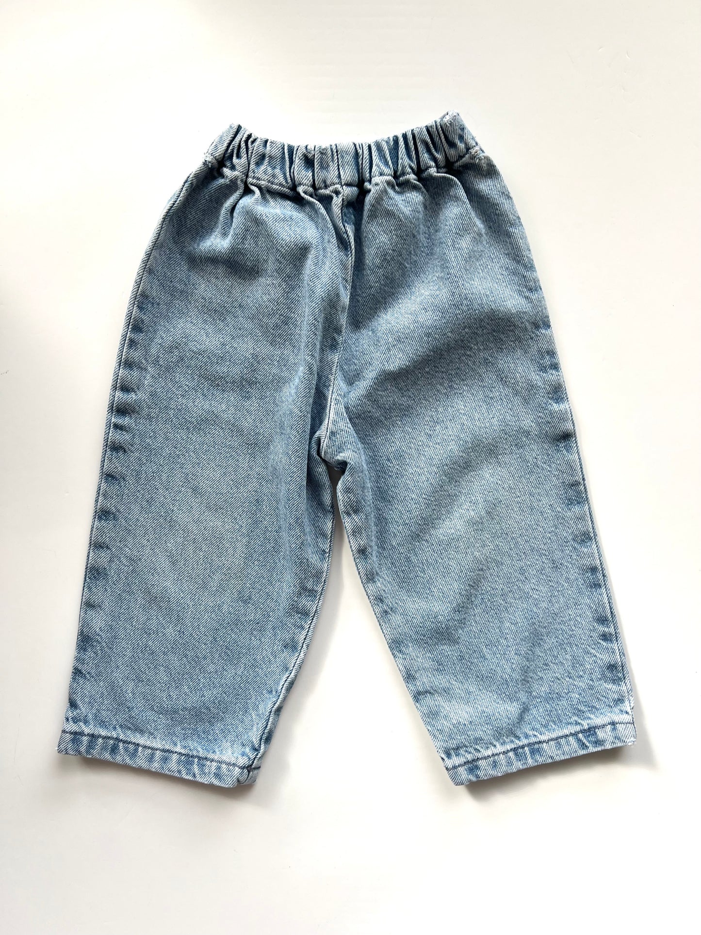 P Denim Lightwash Straight Leg Jeans - Age 1-2y