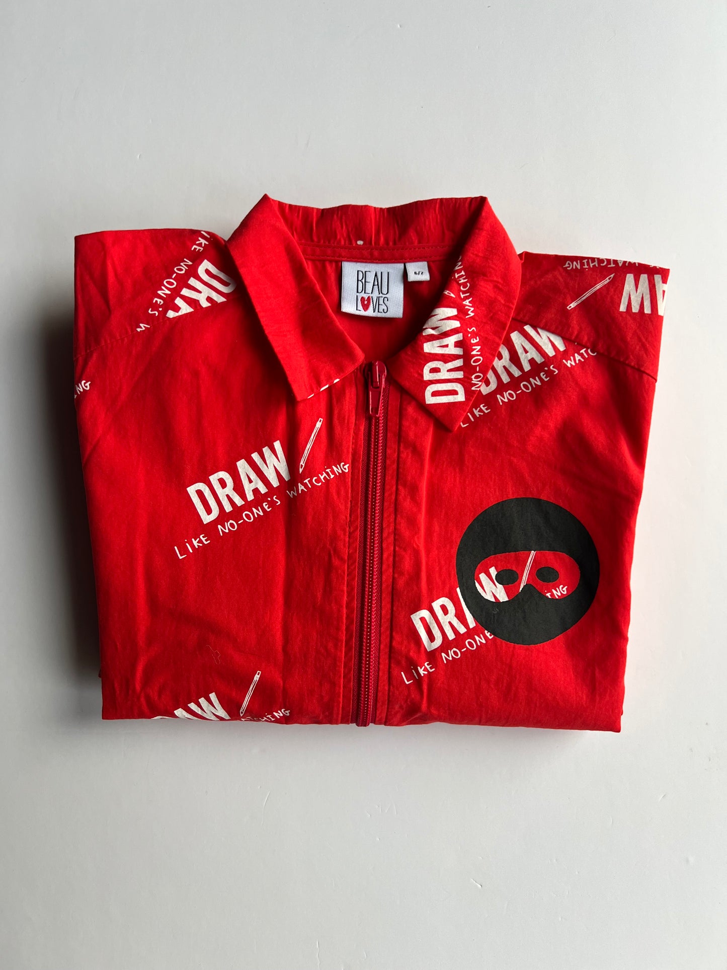 Beau Loves Draw AOP Boilersuit - Age 6-7y