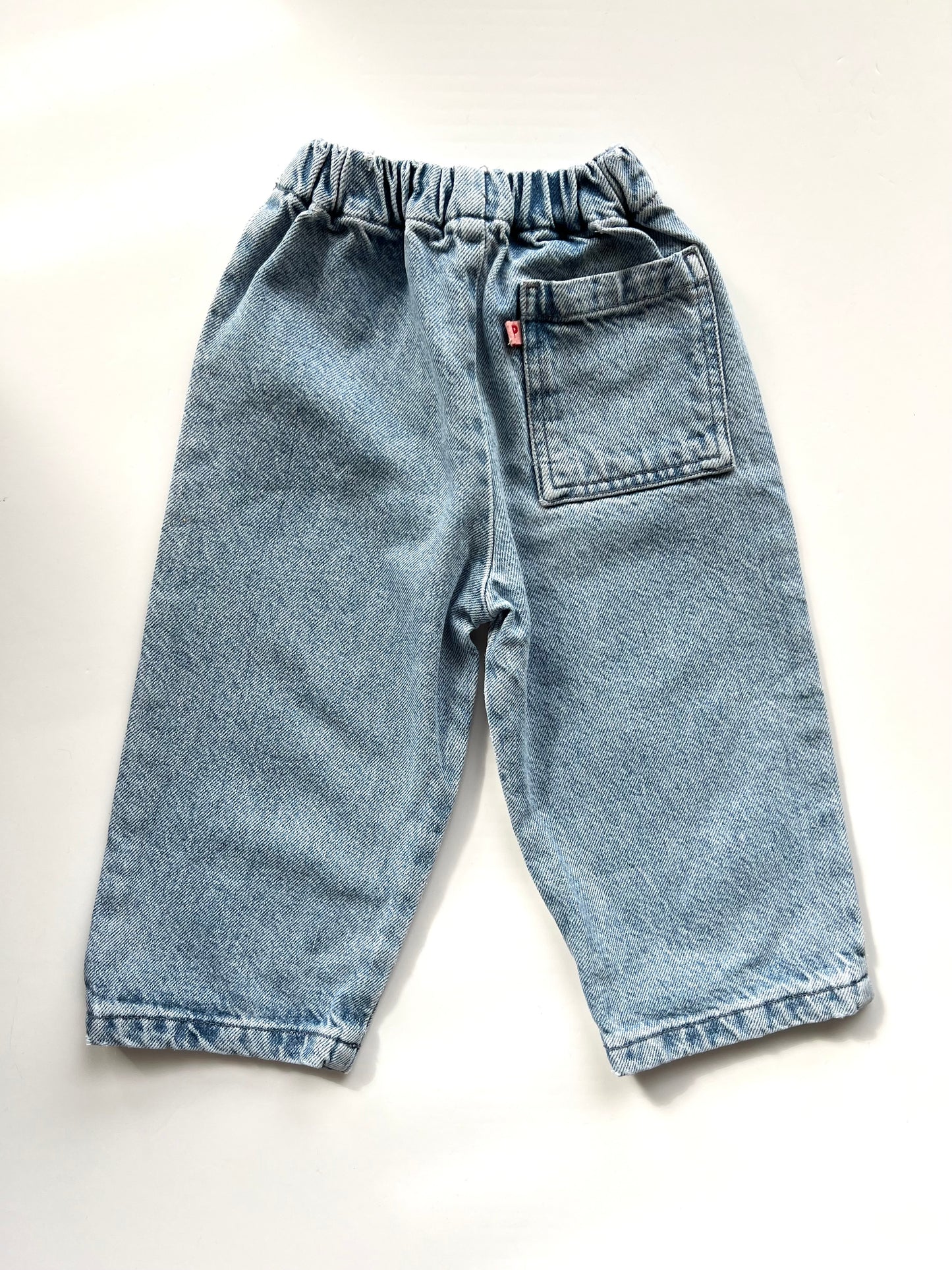 P Denim Lightwash Straight Leg Jeans - Age 1-2y