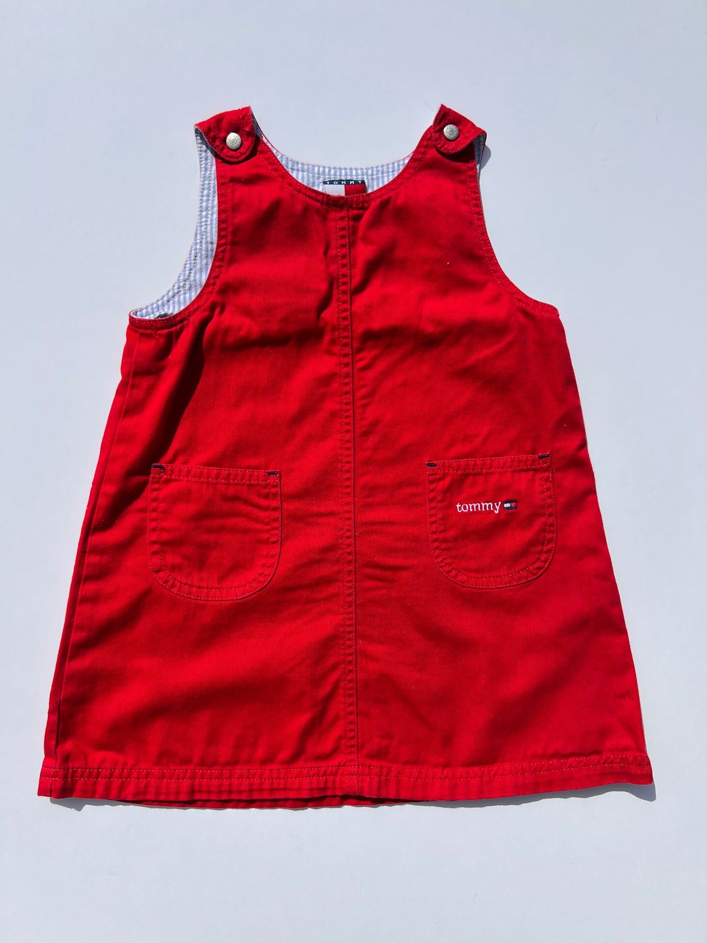 Tommy Hilfiger Vintage Pinafore Dress - Age 3T