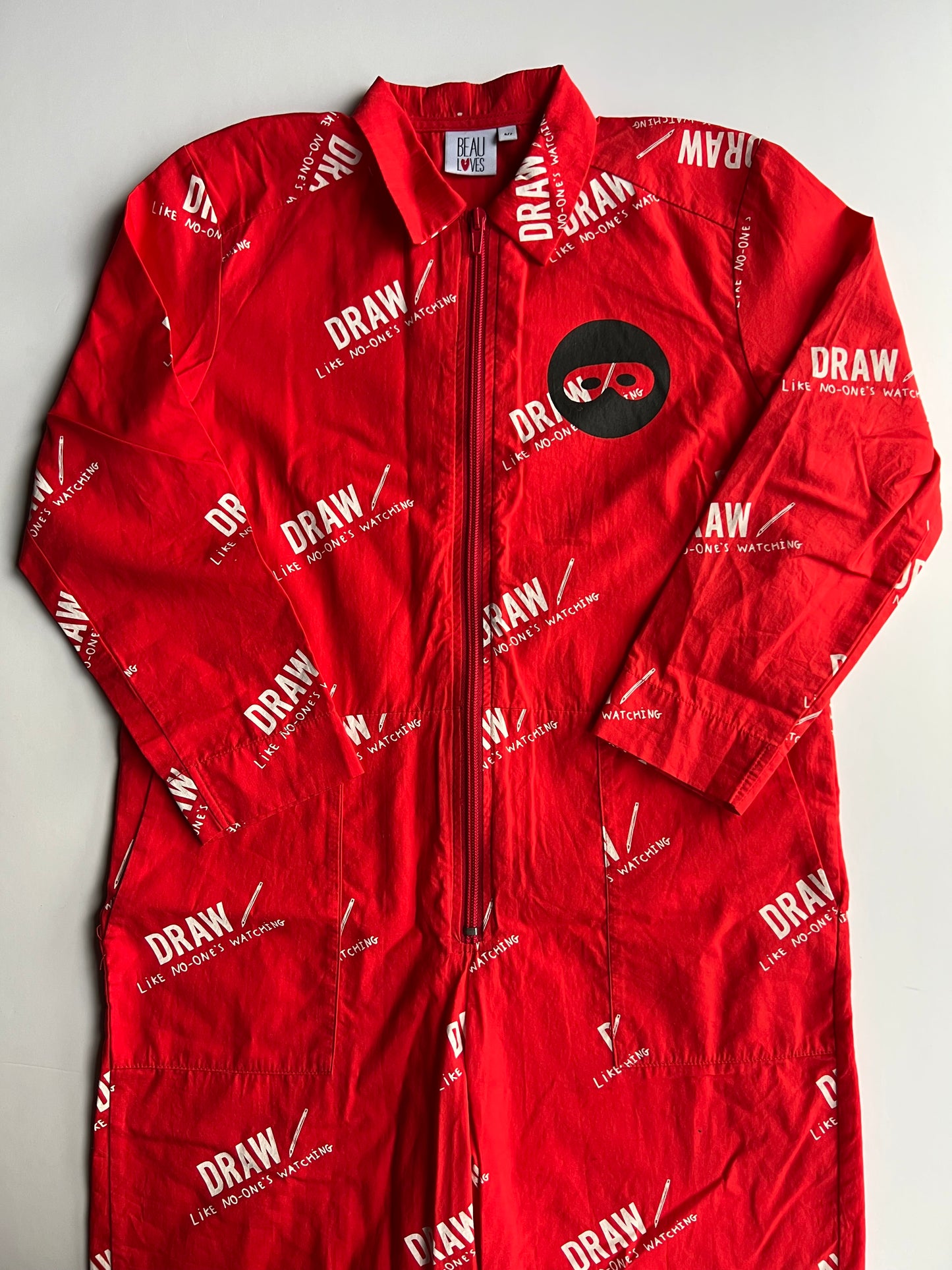 Beau Loves Draw AOP Boilersuit - Age 6-7y