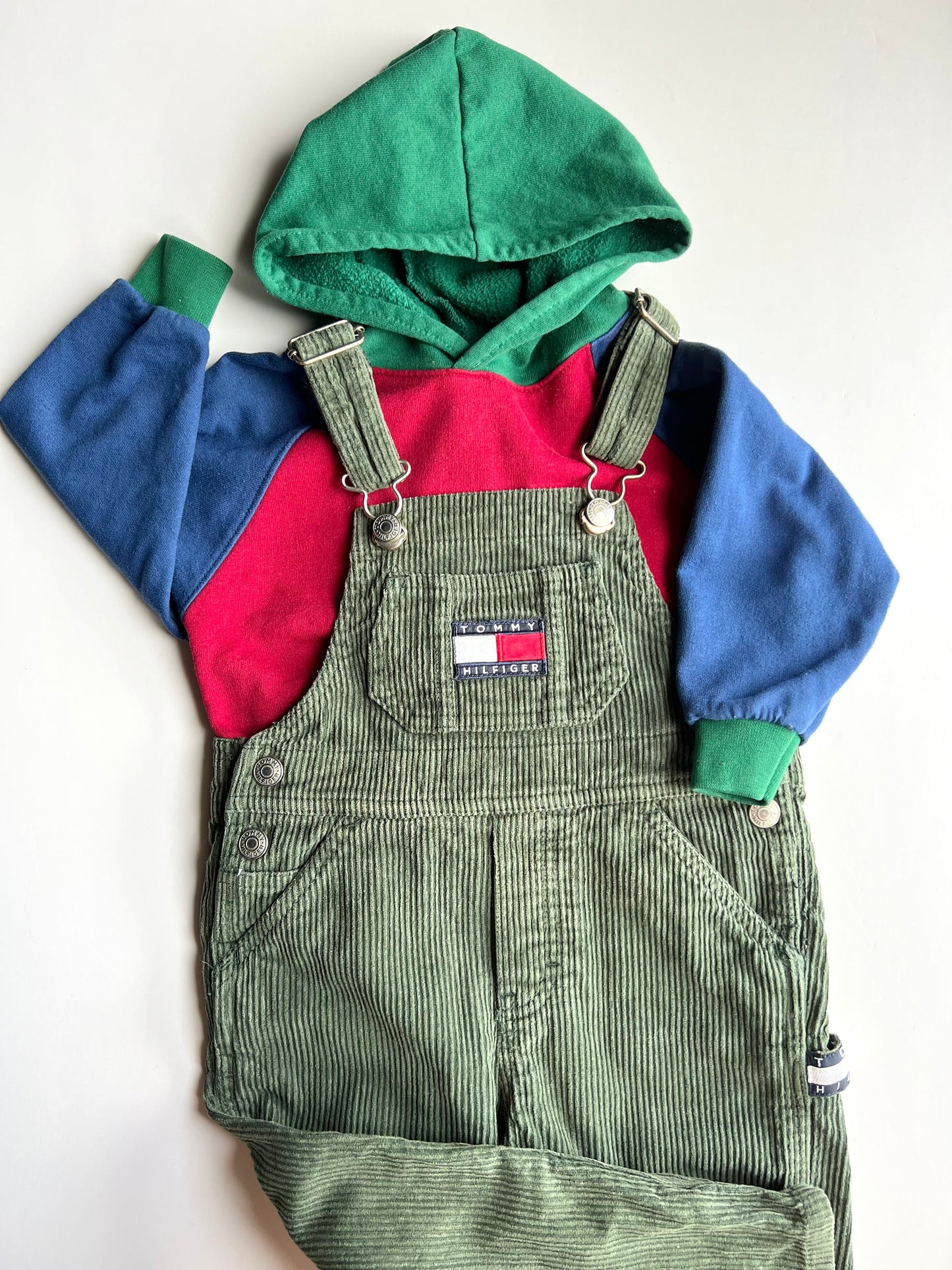 Oshkosh Vintage Colour-block Hoodie - Age 18m