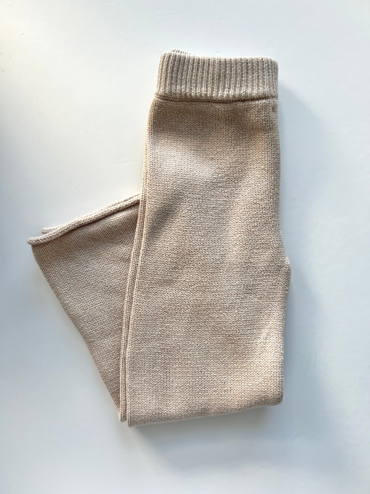 Hunter + Rose Taupe Quinn Knit Pants - Age 5-6y