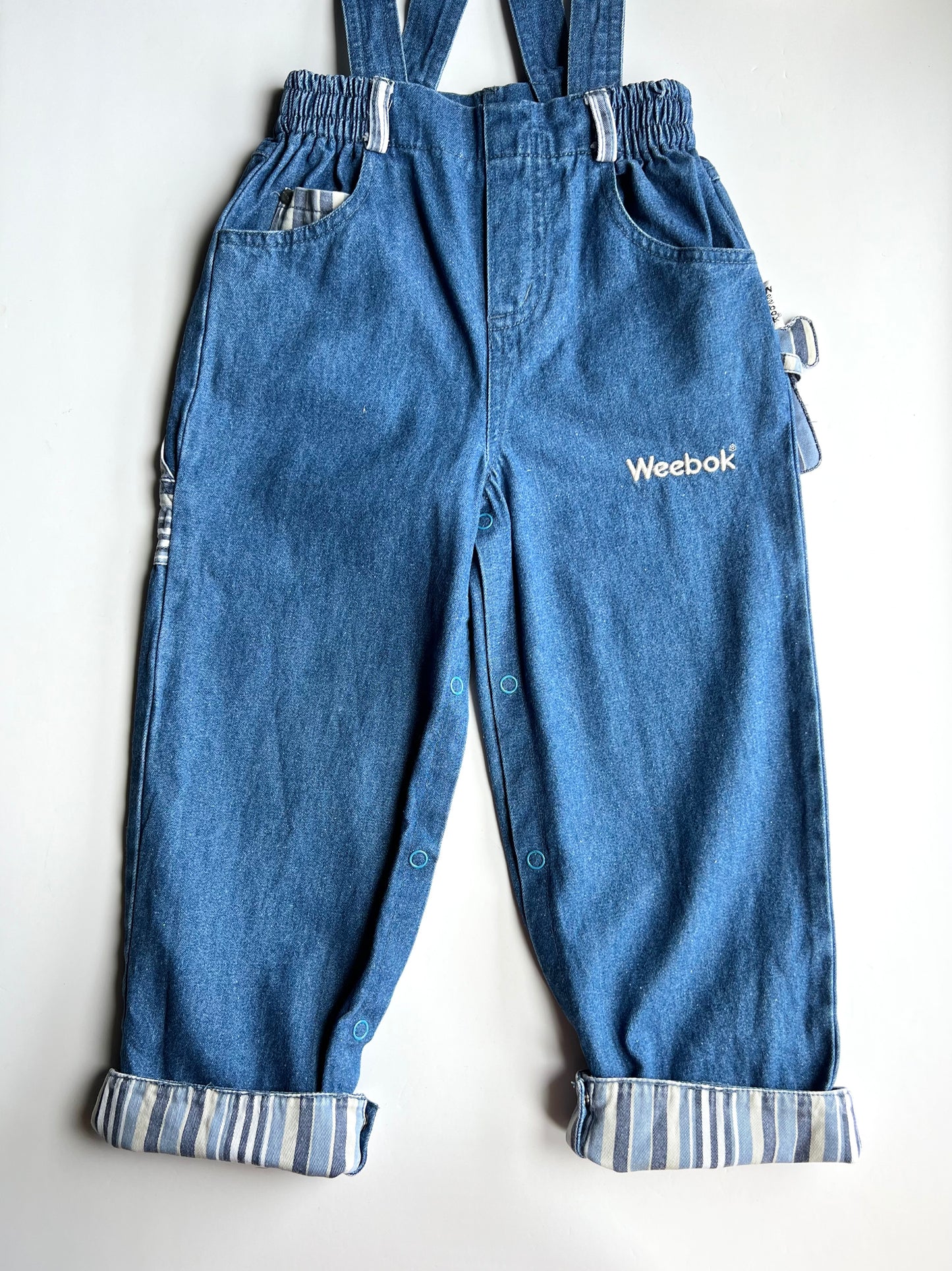 Weebok Vintage Workwear Stripe Jeans - Age 4T