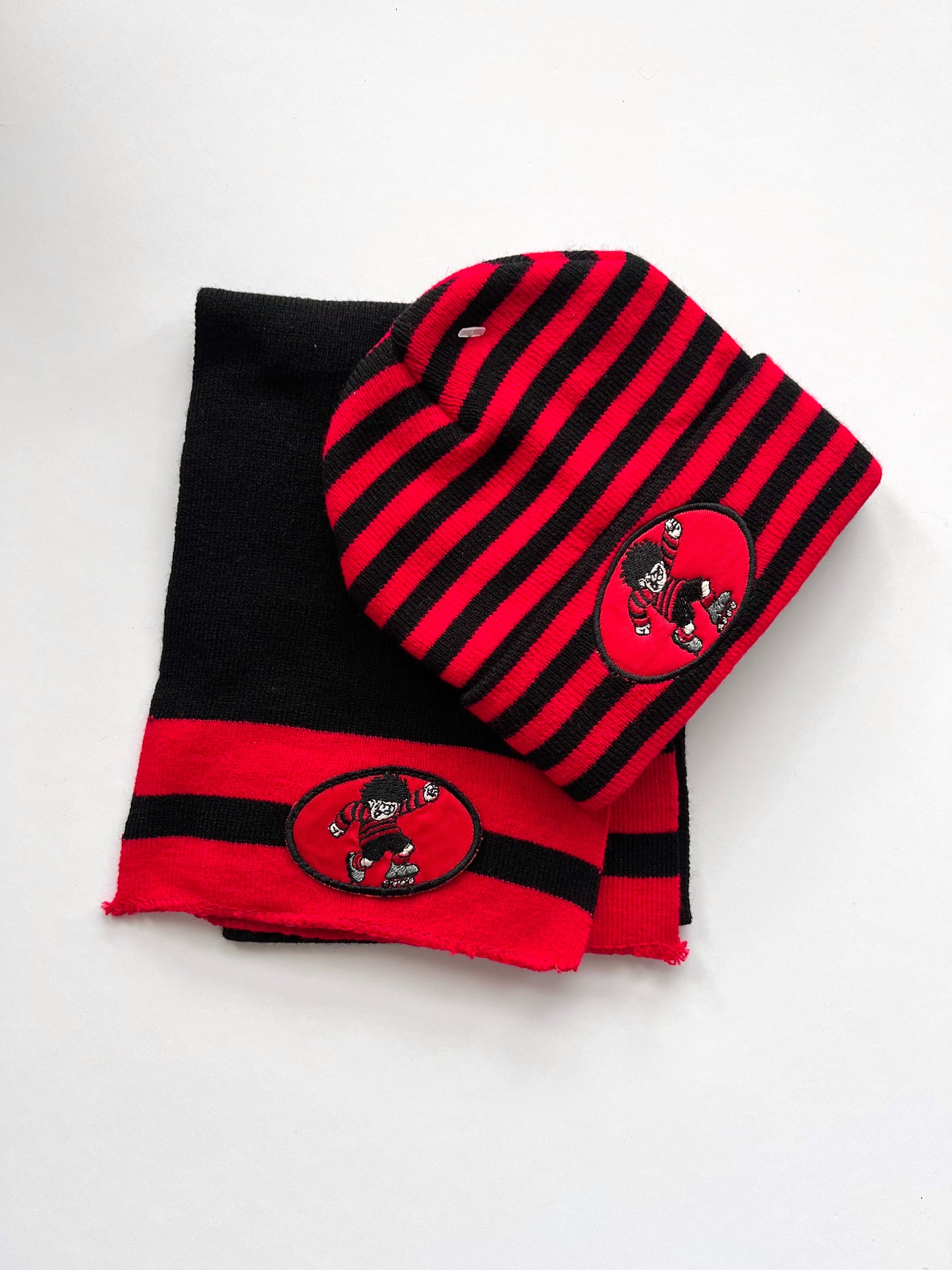 Dennis the Menace Vintage Deadstock Hat & Scarf Set - Approx 2-4y