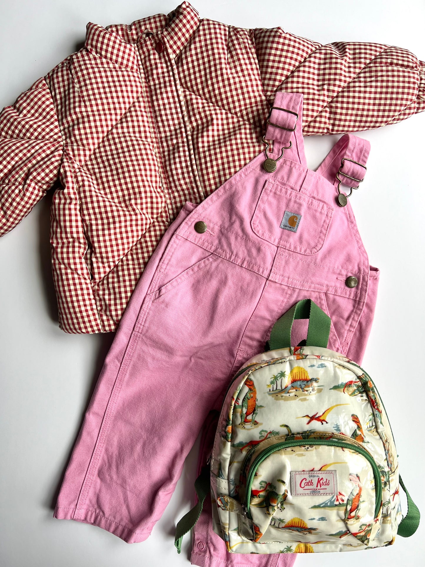 Carhartt Pink Canvas Dungarees - Age 9m