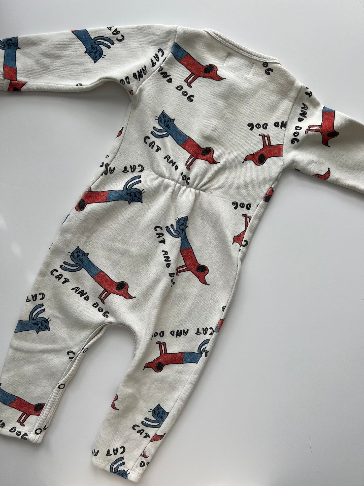 Bobo Choses Cat and Dog All in One Suit - Age 6-12m