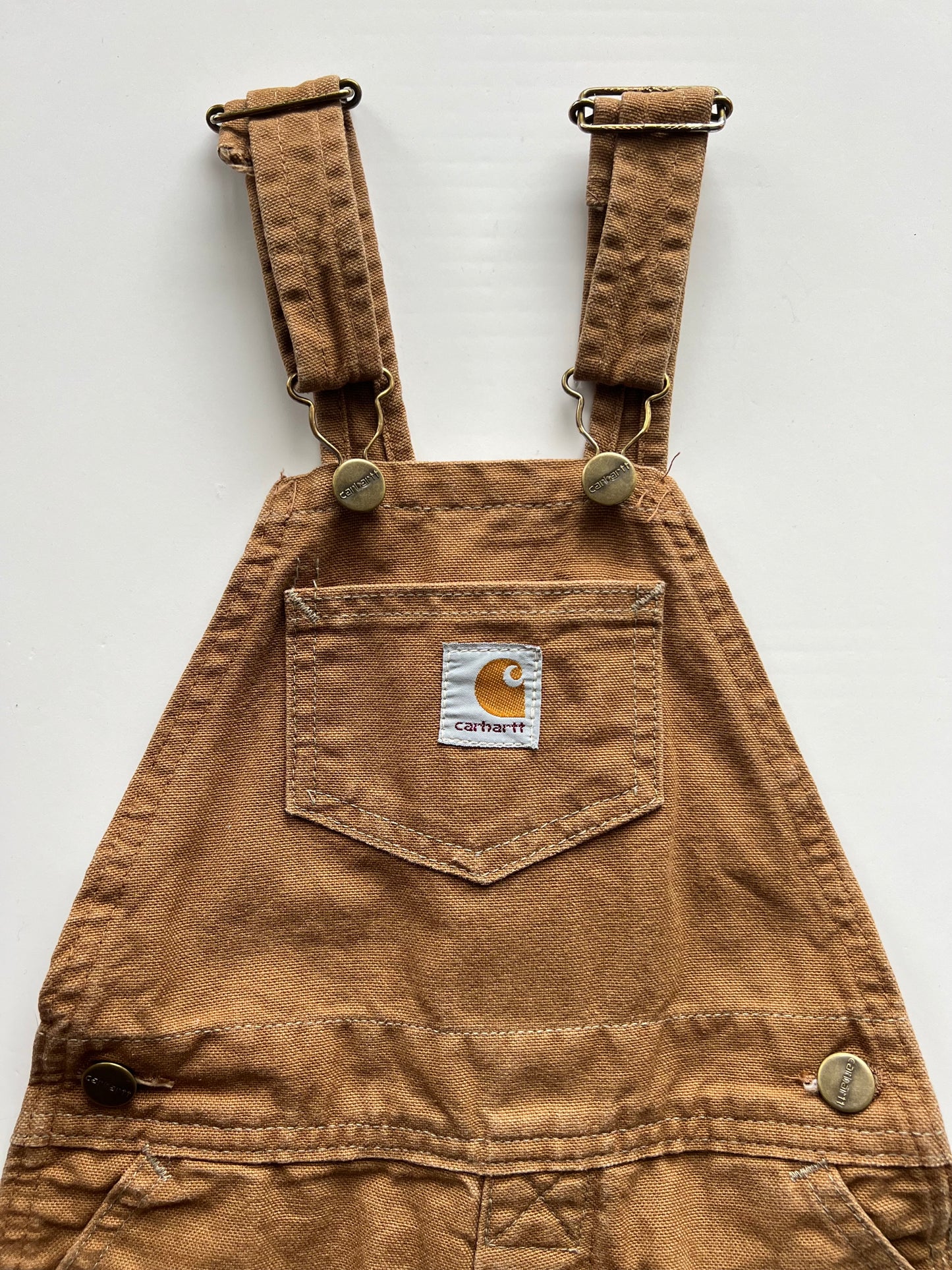 Carhartt Vintage Double Knee Duck Brown Dungarees- Age 4T