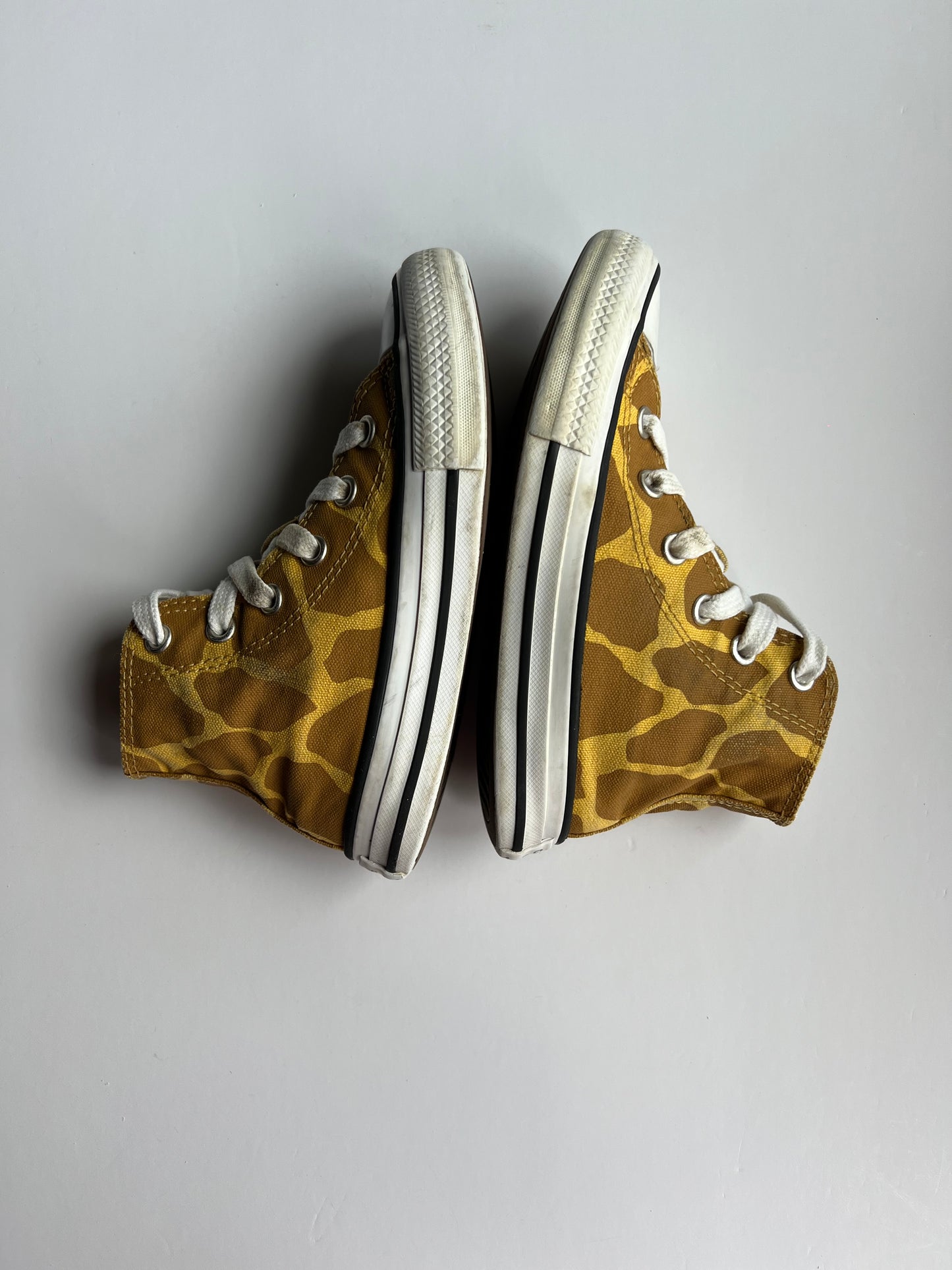 Converse High Top Giraffe Trainers - Size 10.5uk (see description)