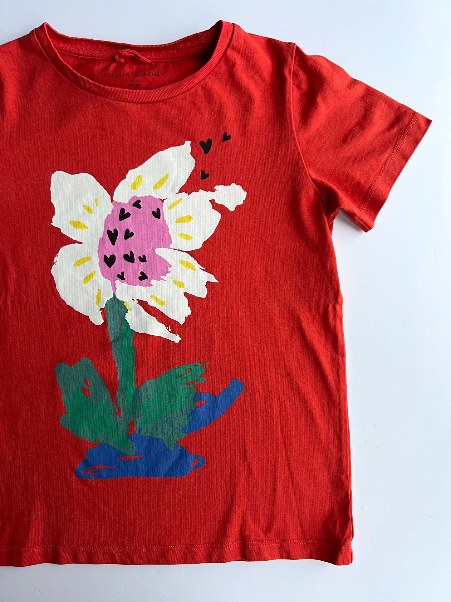 Stella McCartney Flower Print Graphic Tee - Age 6y