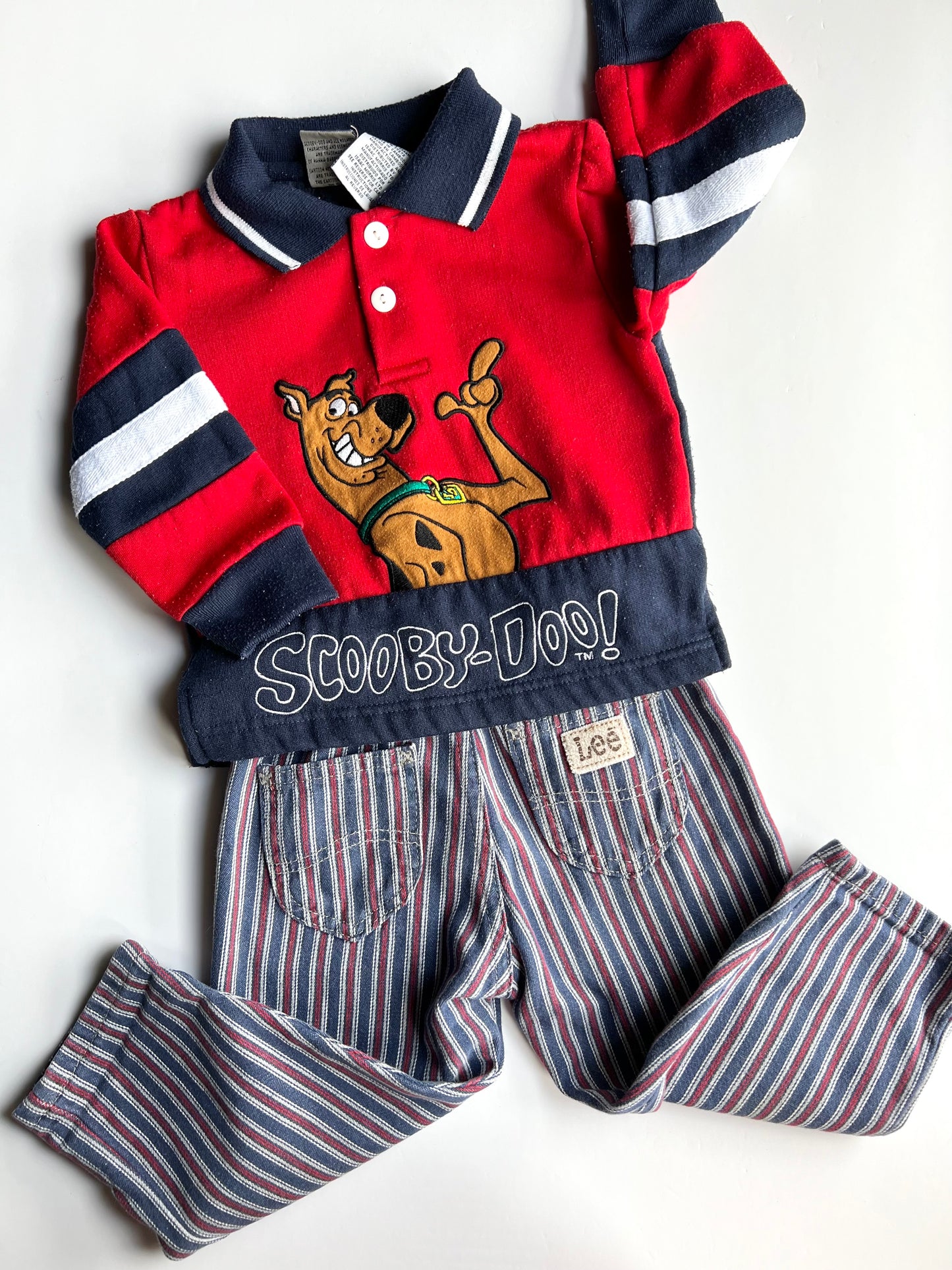 Scooby Doo Wear Vintage Polo Shirt Jumper - Size 2T (Best fit 1-2y)