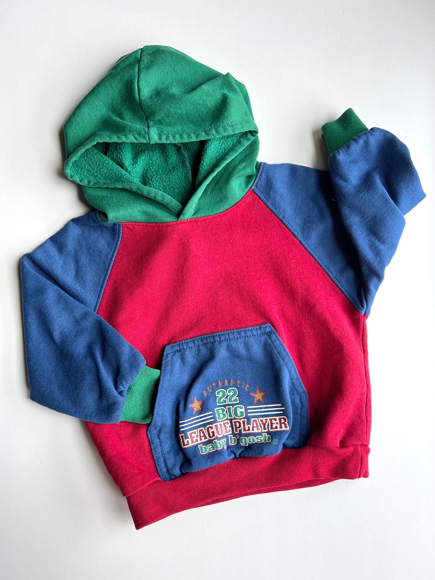 Oshkosh Vintage Colour-block Hoodie - Age 18m