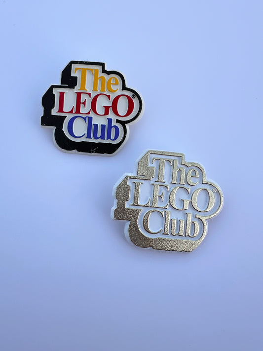 The Lego Club Vintage Pin Badges