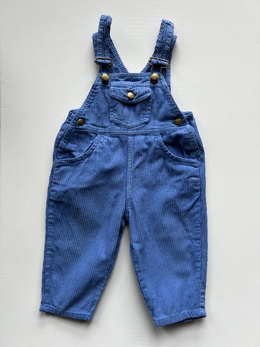 J.f.b Vintage Purple Cord Dungarees - 6-12m