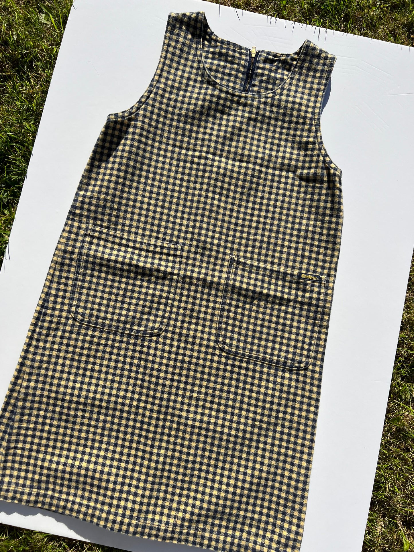 Oshkosh Vintage Aus Gingham Dress - Age 8y