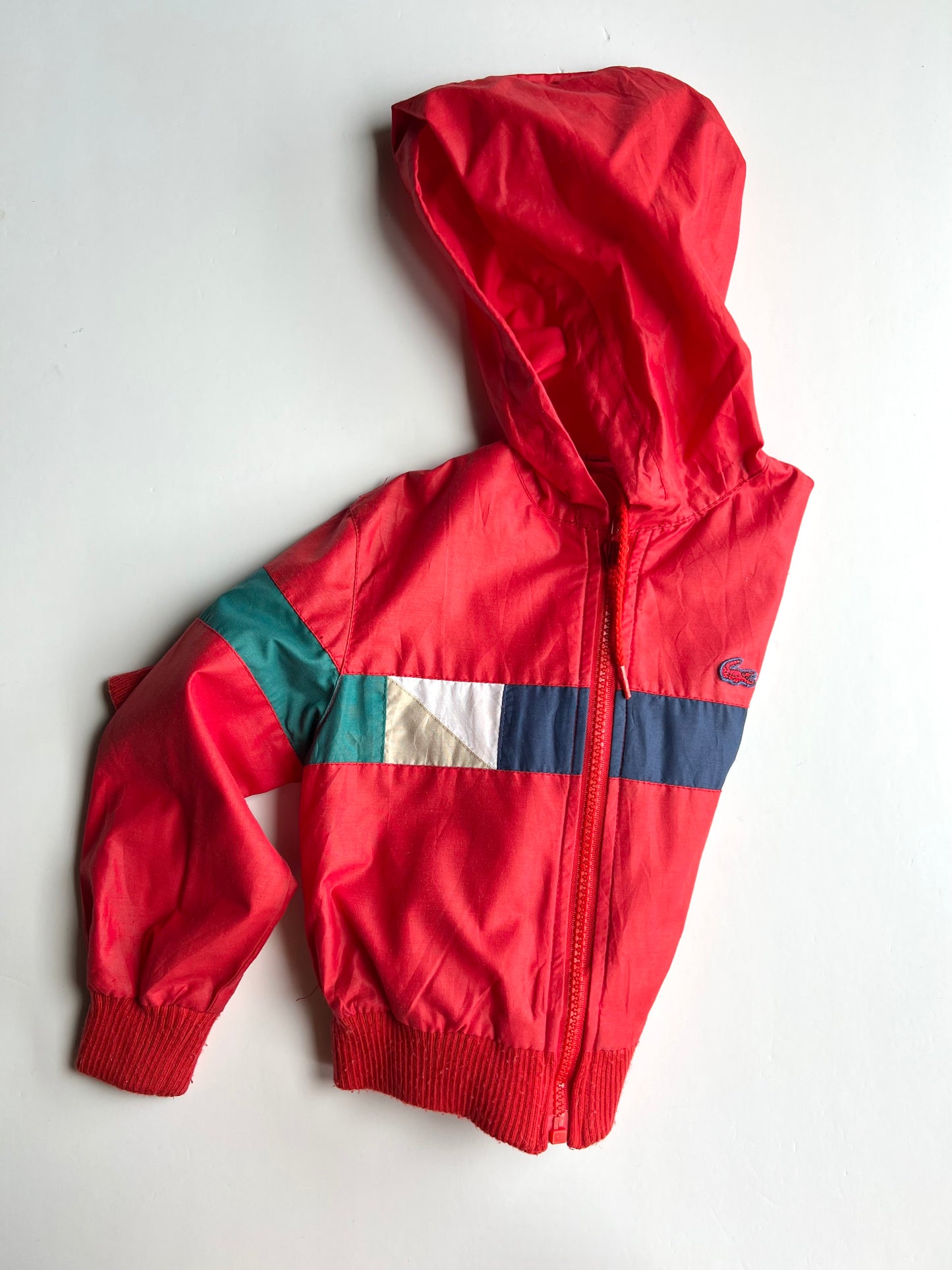 Izod Lacoste Vintage Hooded Jacket - Age approx 18m+