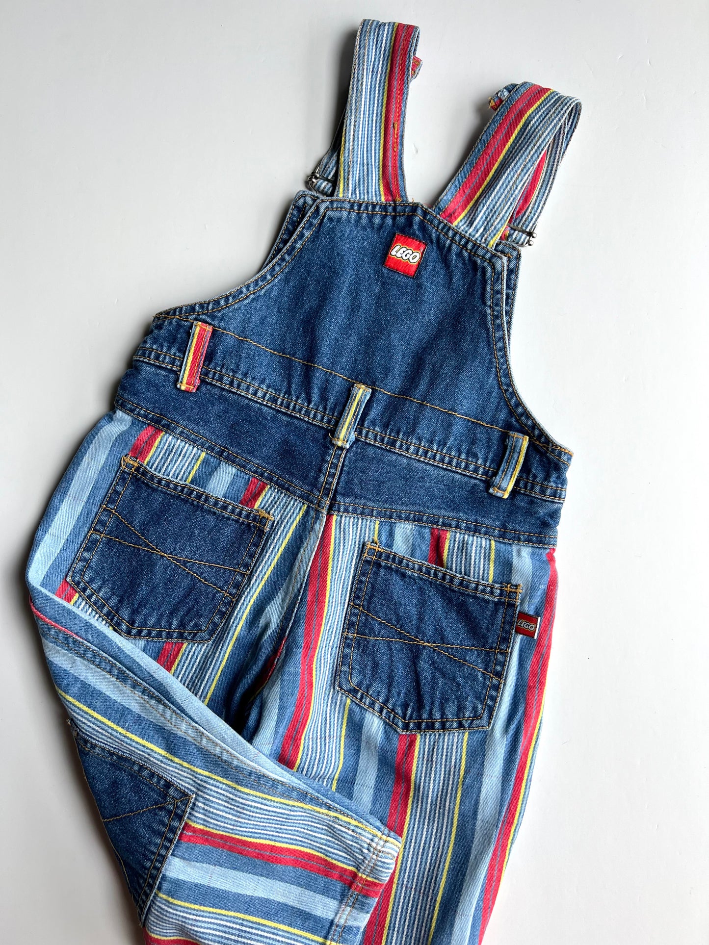 Lego Wear Vintage Duplo Stripe Dungarees - Age 18m