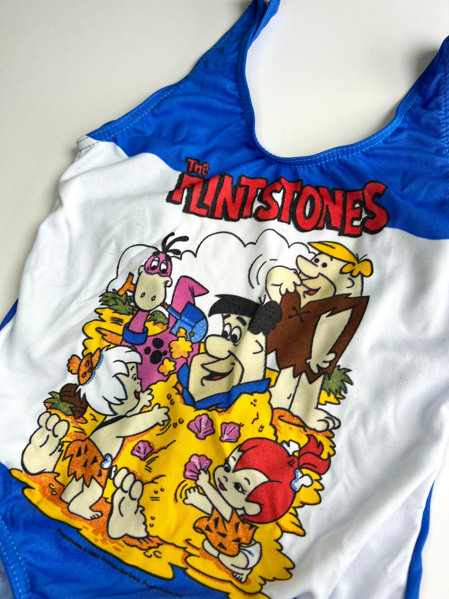 Hanna-Barbera Productions The Flintsones 80s Vintage Swimming Costumes