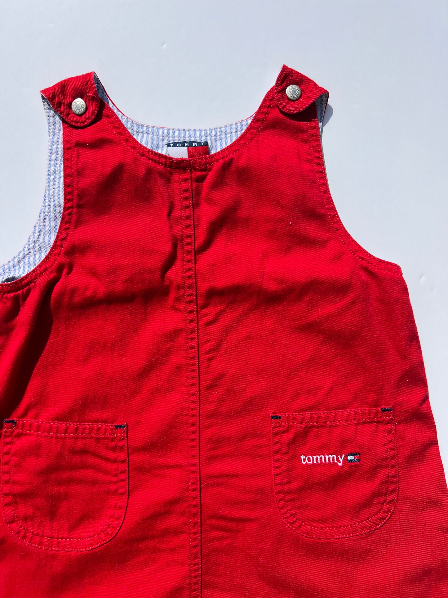 Tommy Hilfiger Vintage Pinafore Dress - Age 3T