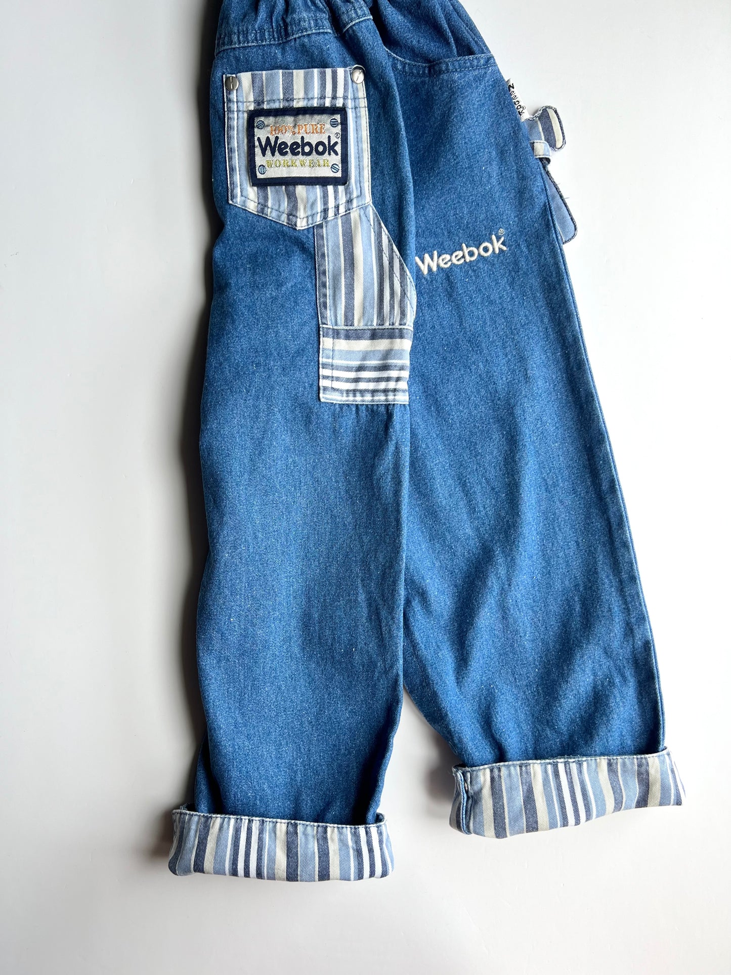 Weebok Vintage Workwear Stripe Jeans - Age 4T