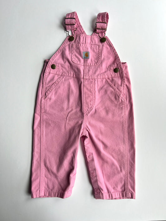 Carhartt Pink Canvas Dungarees - Age 9m