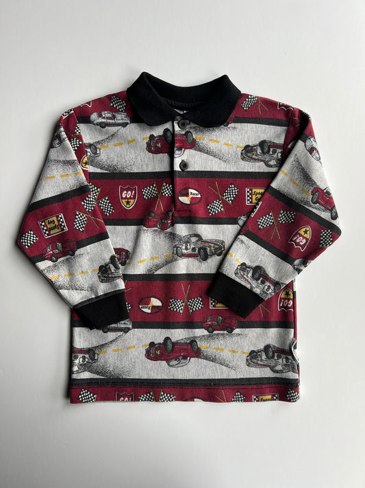 Healthtex Vintage Racer Long Sleeve Top - Age 4T