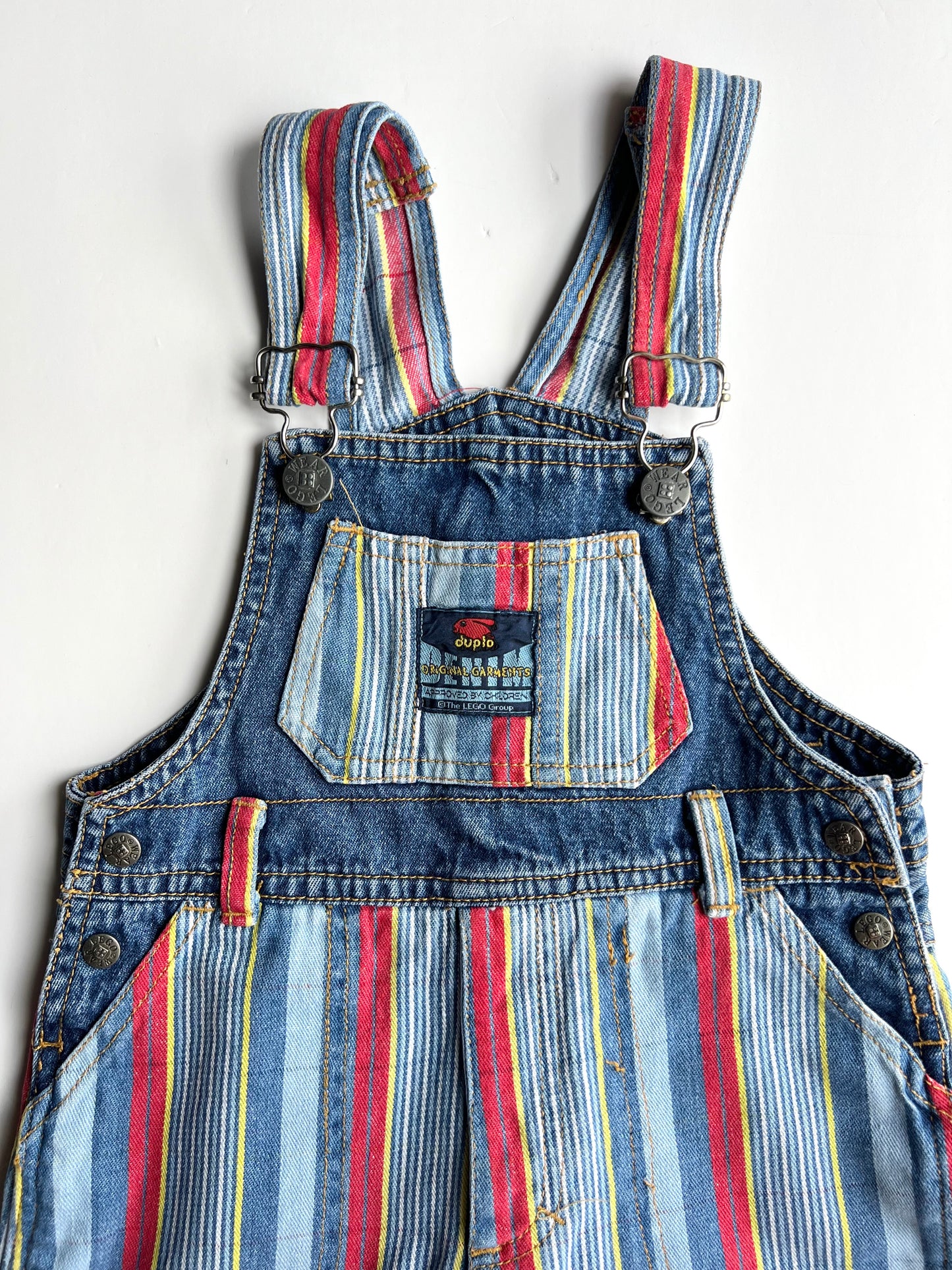 Lego Wear Vintage Duplo Stripe Dungarees - Age 18m