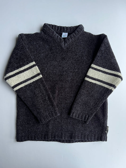 Adams Vintage Chenille V-neck Jumper - Age 7y