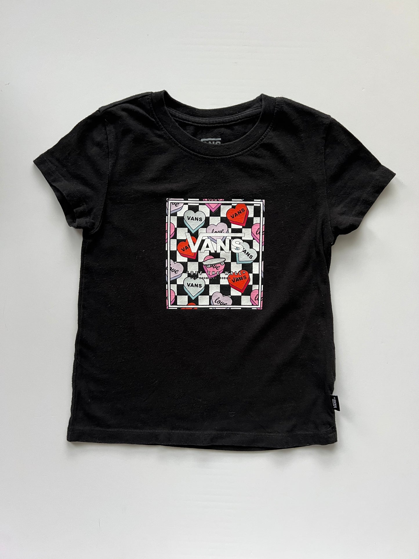 Vans Love Hearts Graphic T-Shirt - Age 5(M)