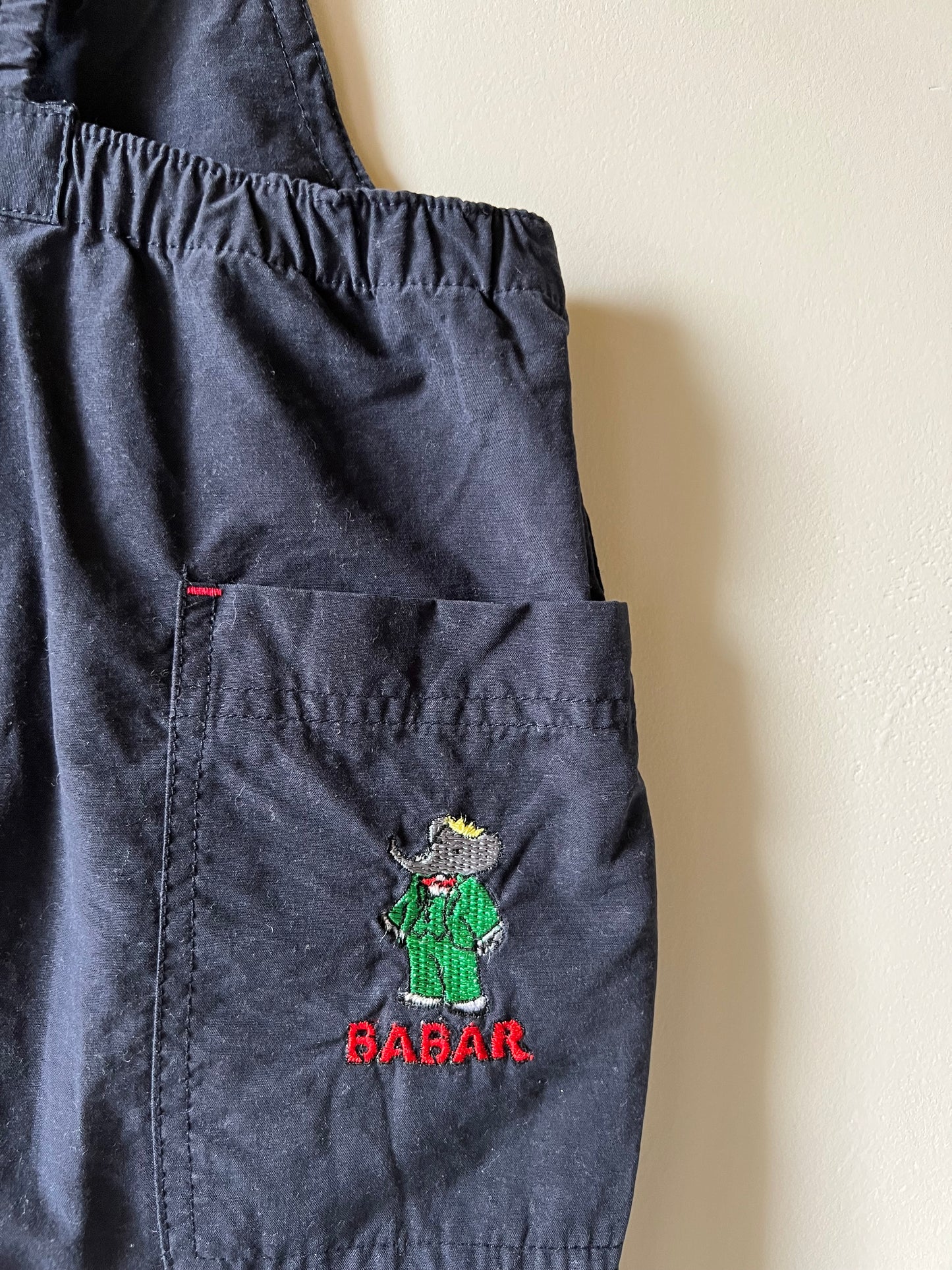 Vintage Babar Dungarees - Age 12m