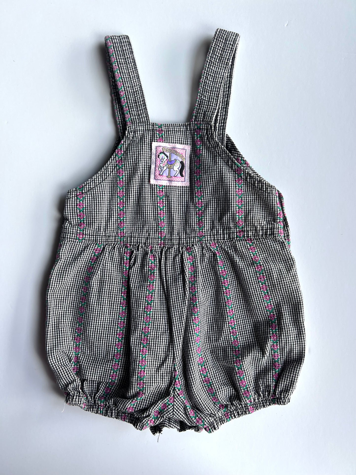 Oshkosh USA Vintage Bubble Overalls - Age 24m