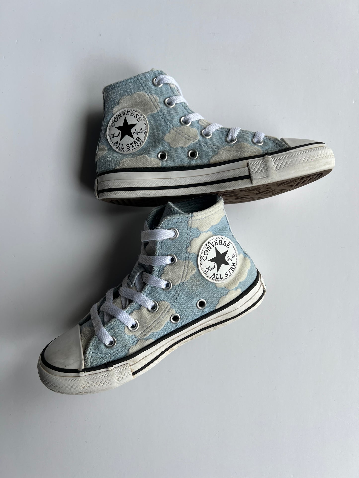 Converse Textured Cloud High Top Trainers - Size 11.5uk