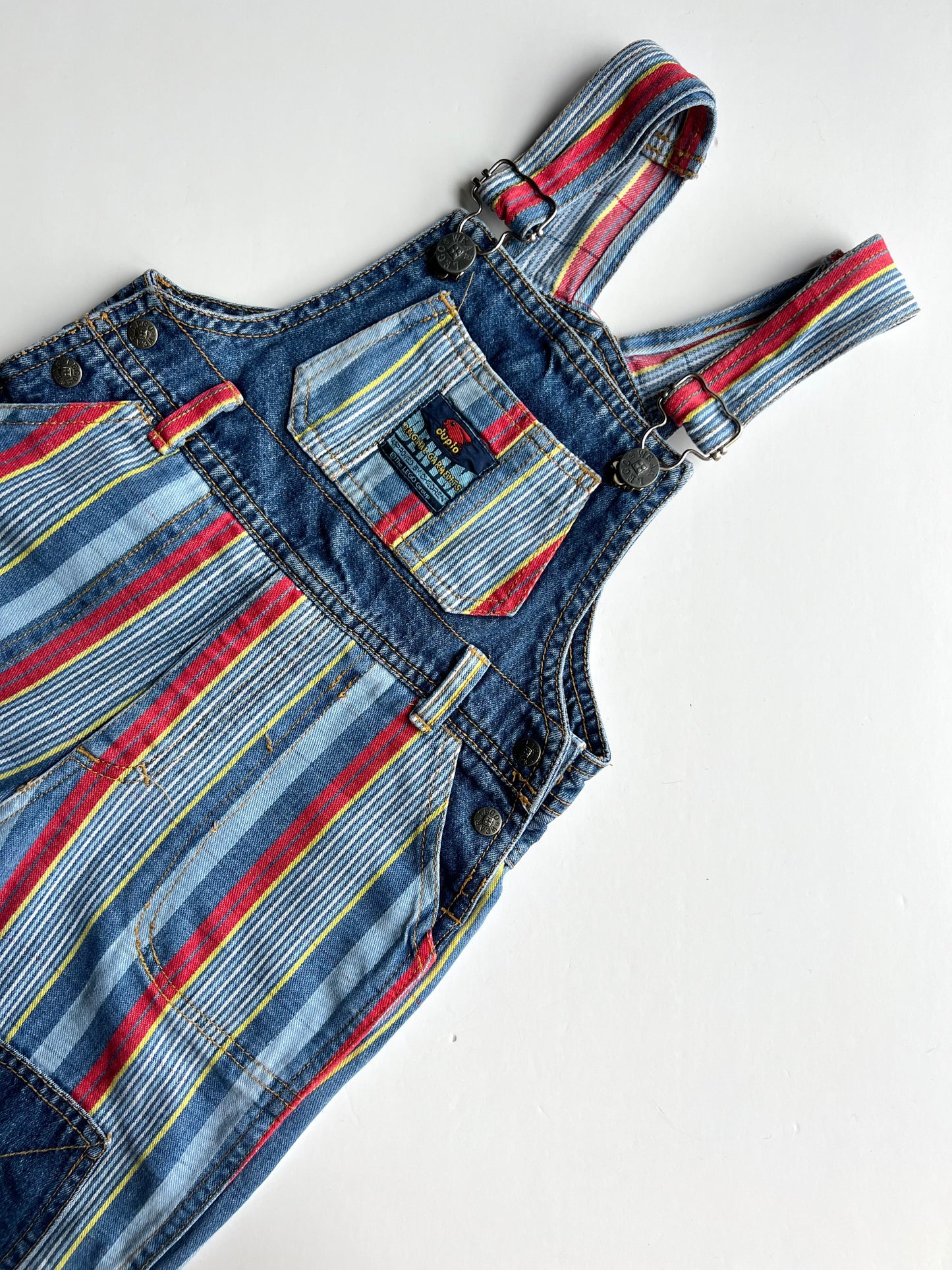 Lego Wear Vintage Duplo Stripe Dungarees - Age 18m