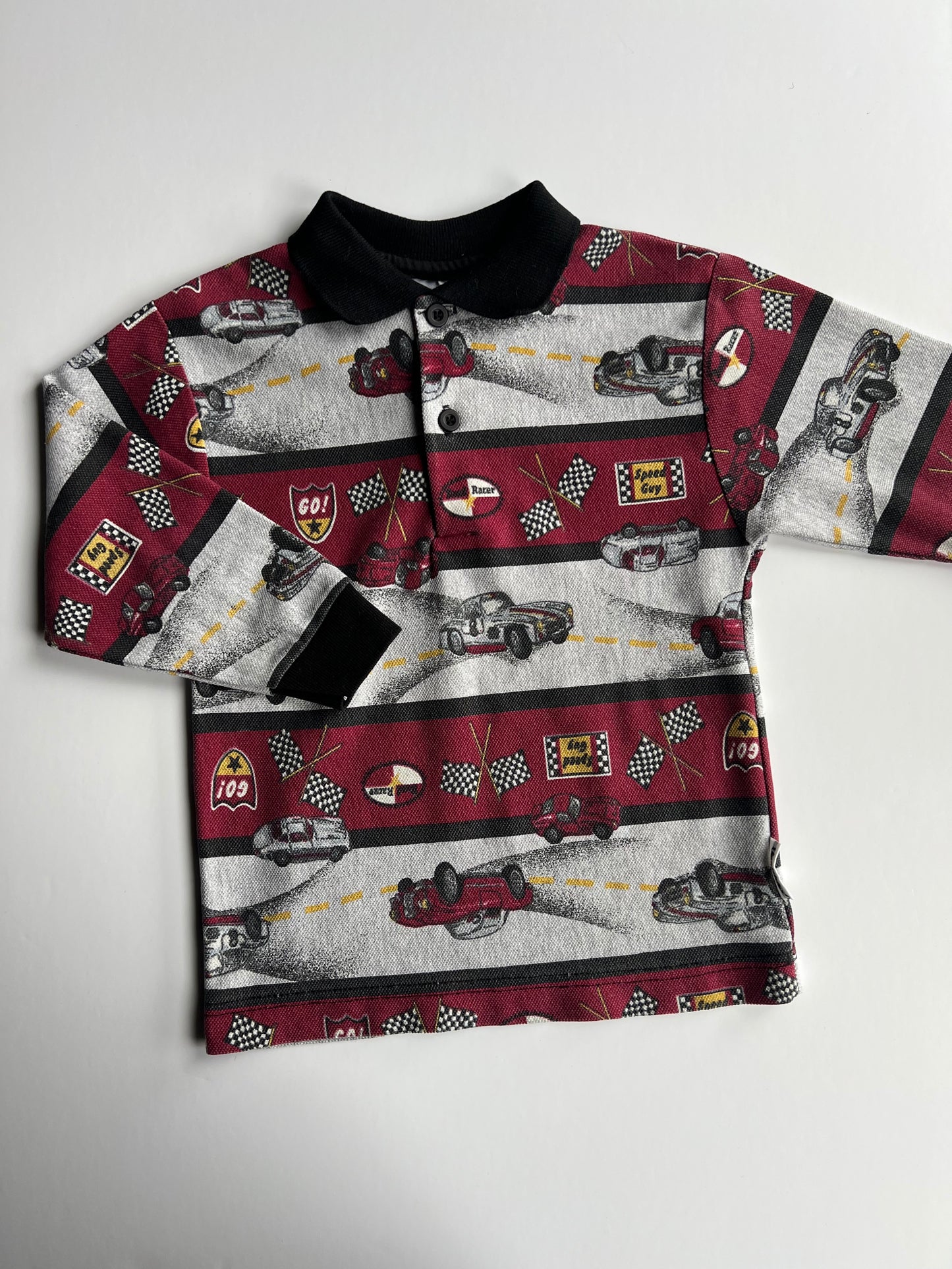 Healthtex Vintage Racer Long Sleeve Top - Age 4T