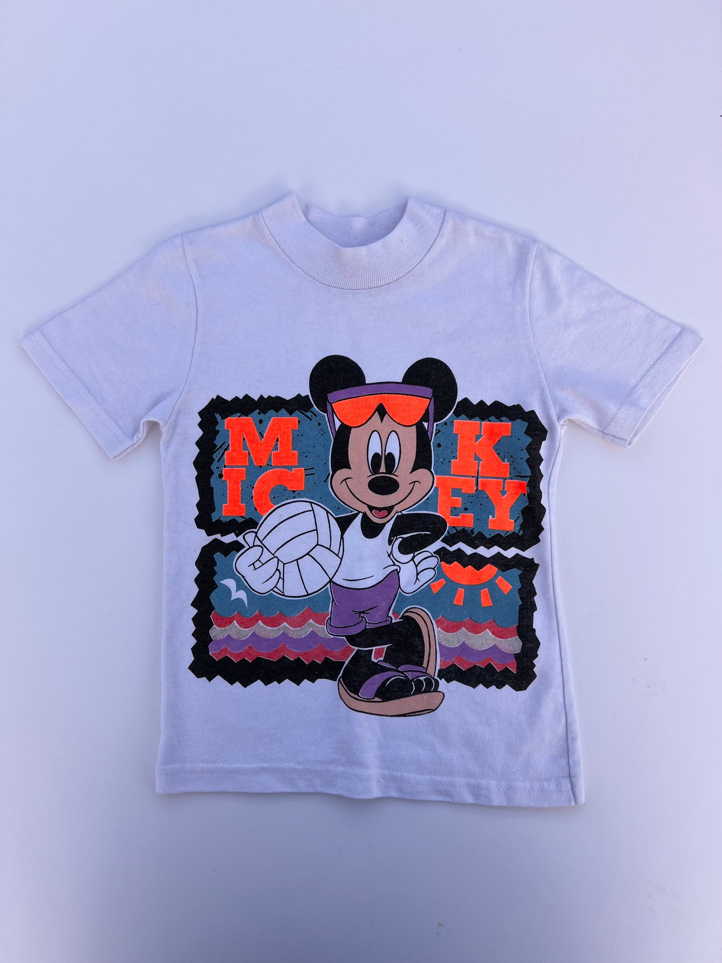 Mickey Mouse Vintage Volley Ball T-Shirt - Age 18m-3y