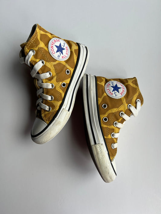 Converse High Top Giraffe Trainers - Size 10.5uk (see description)