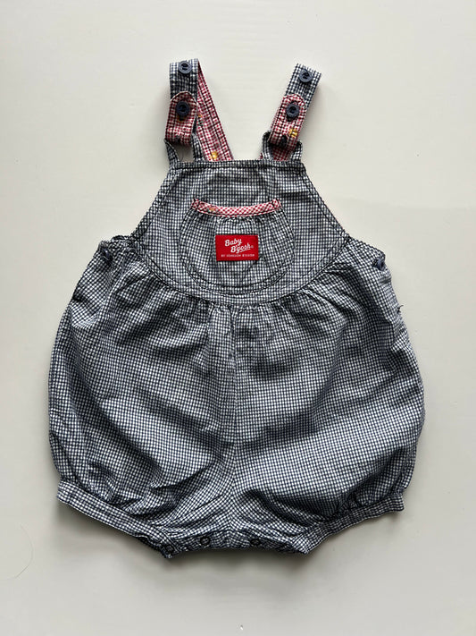 Oshkosh Vintage Gingham Bubble Fit Dungarees- Age 18m