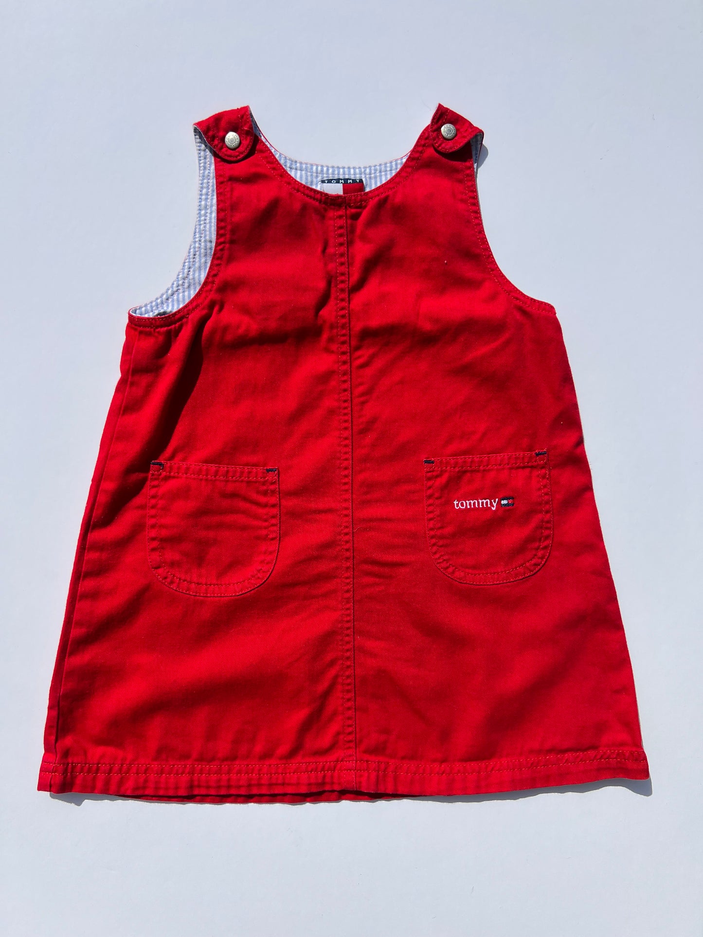 Tommy Hilfiger Vintage Pinafore Dress - Age 3T