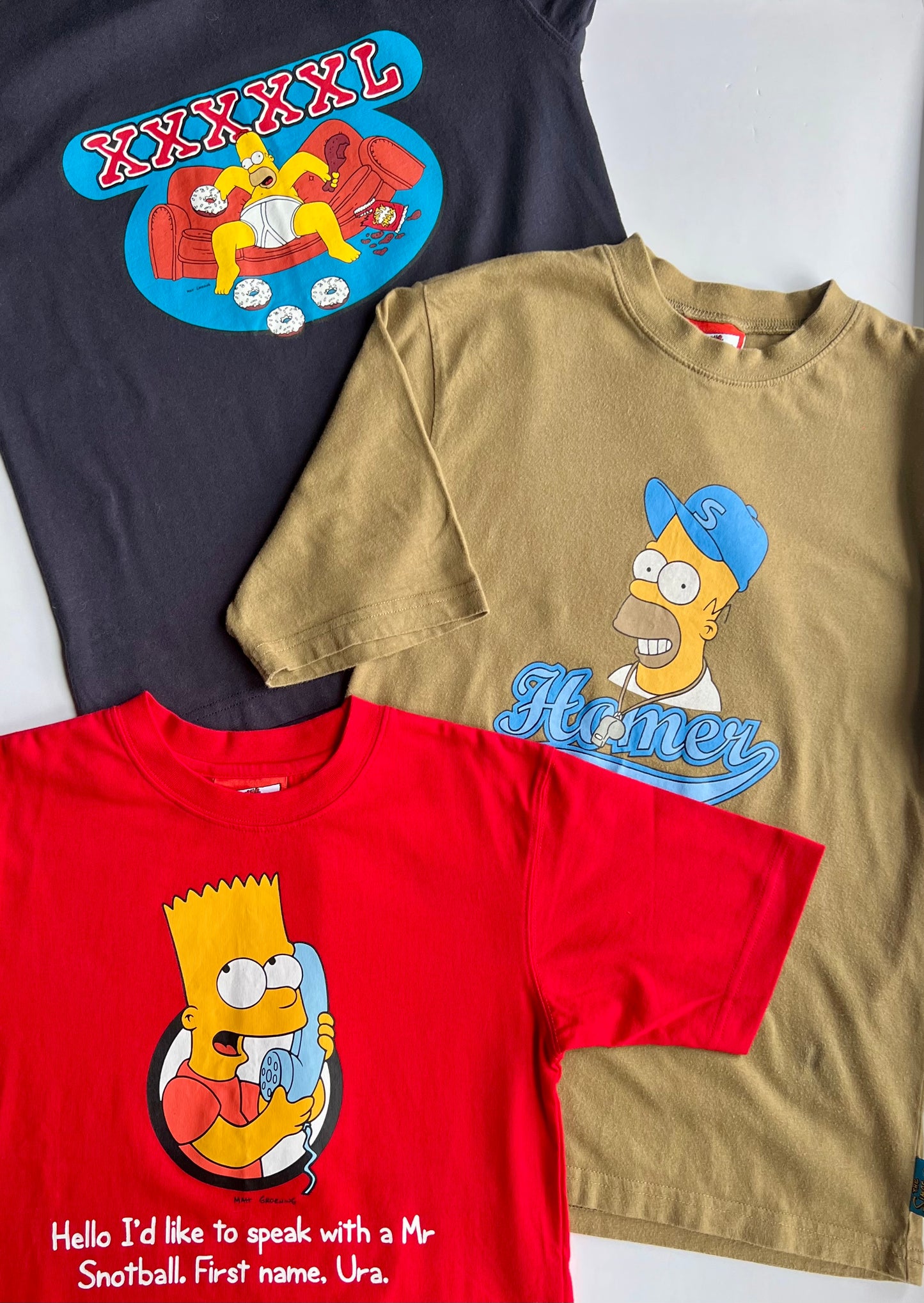 The Simpsons Khaki Vintage Homer T-Shirt - Age 10-11y