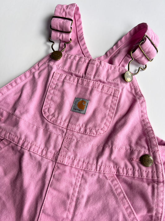 Carhartt Pink Canvas Dungarees - Age 12m