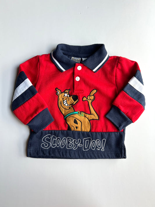 Scooby Doo Wear Vintage Polo Shirt Jumper - Size 2T (Best fit 1-2y)