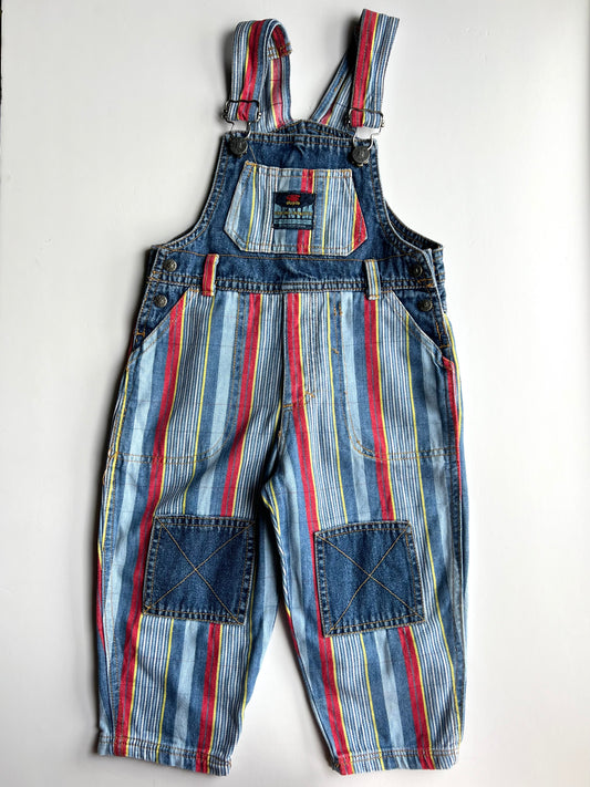 Lego Wear Vintage Duplo Stripe Dungarees - Age 18m