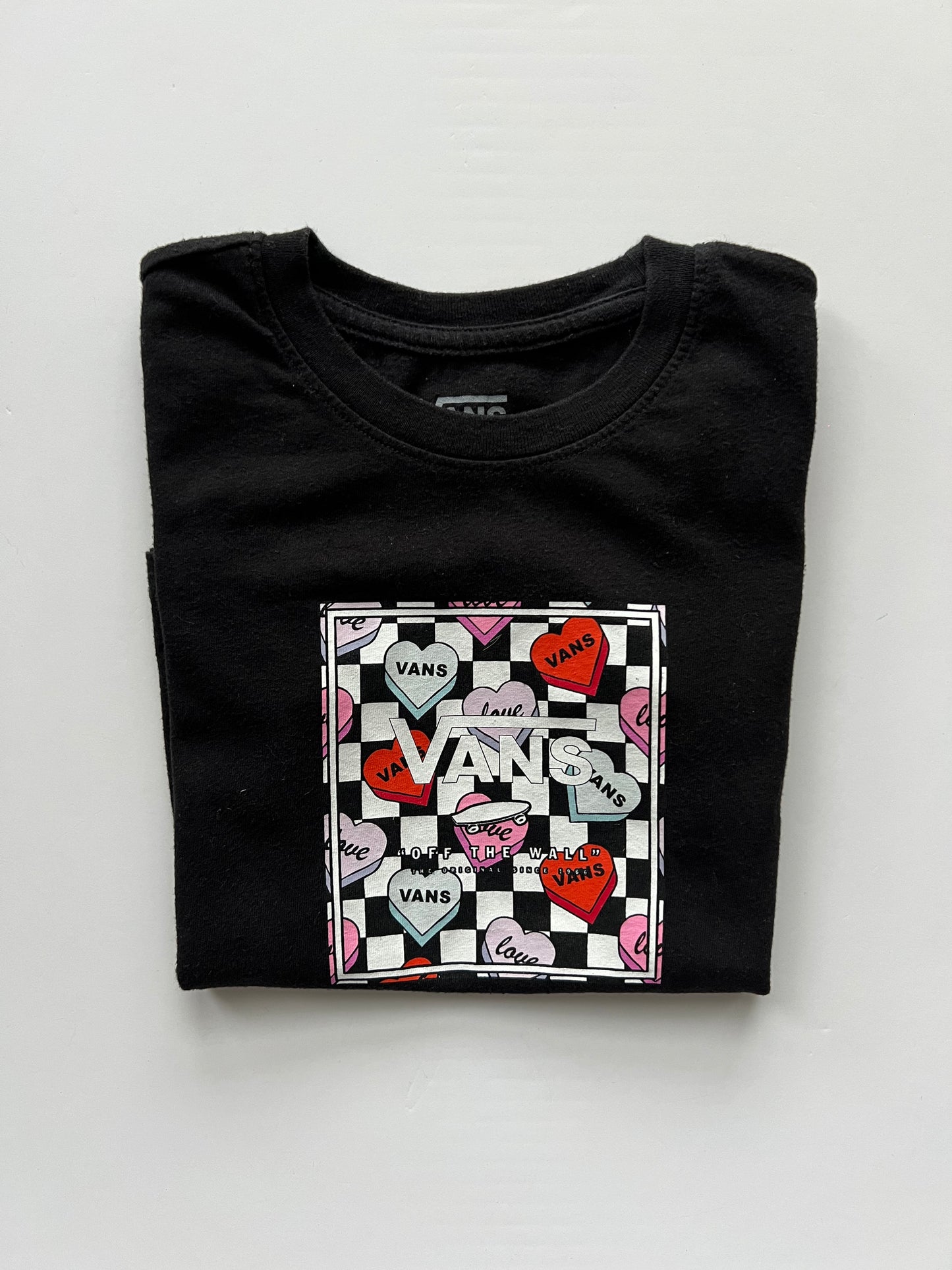 Vans Love Hearts Graphic T-Shirt - Age 5(M)