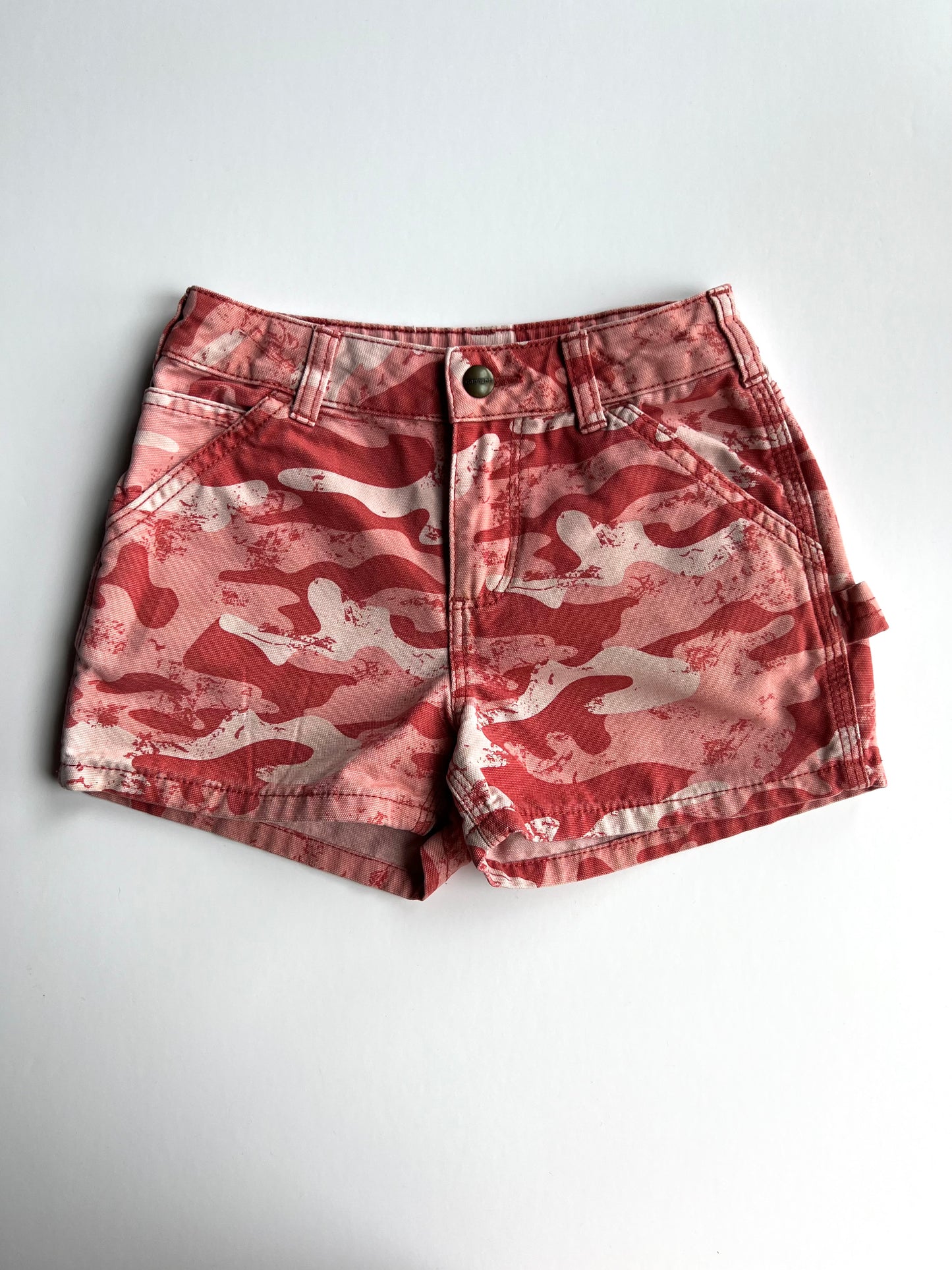 Carhartt Red Camo Canvas Shorts  - Age 6y (could be worn from 4y+ imo)