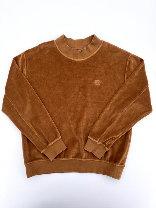 Wynken Kids Brown Velour Daily Sweatshirt - Age 8y