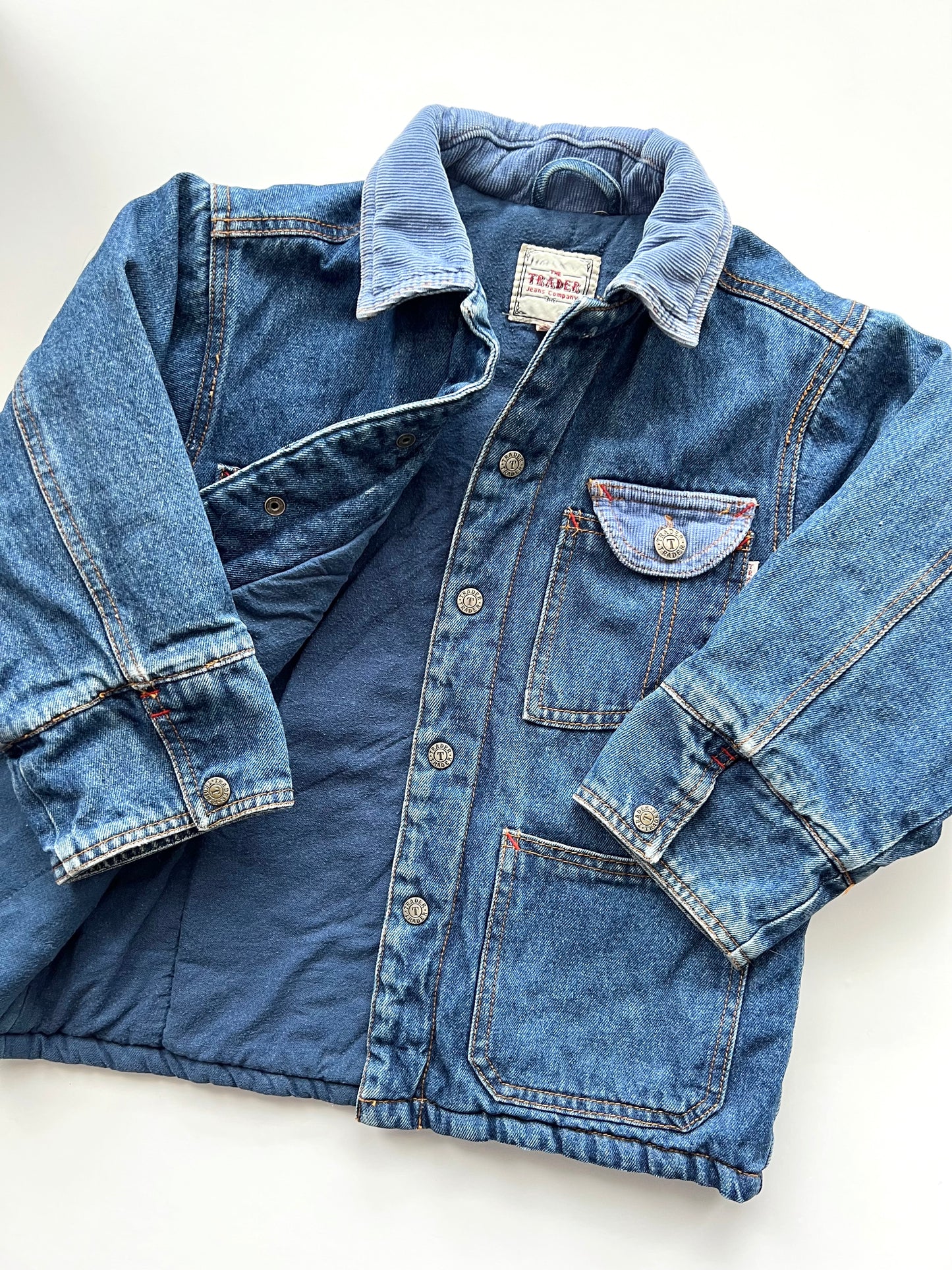 Trader Jeans Vintage Lined Denim Jacket - Age 5y