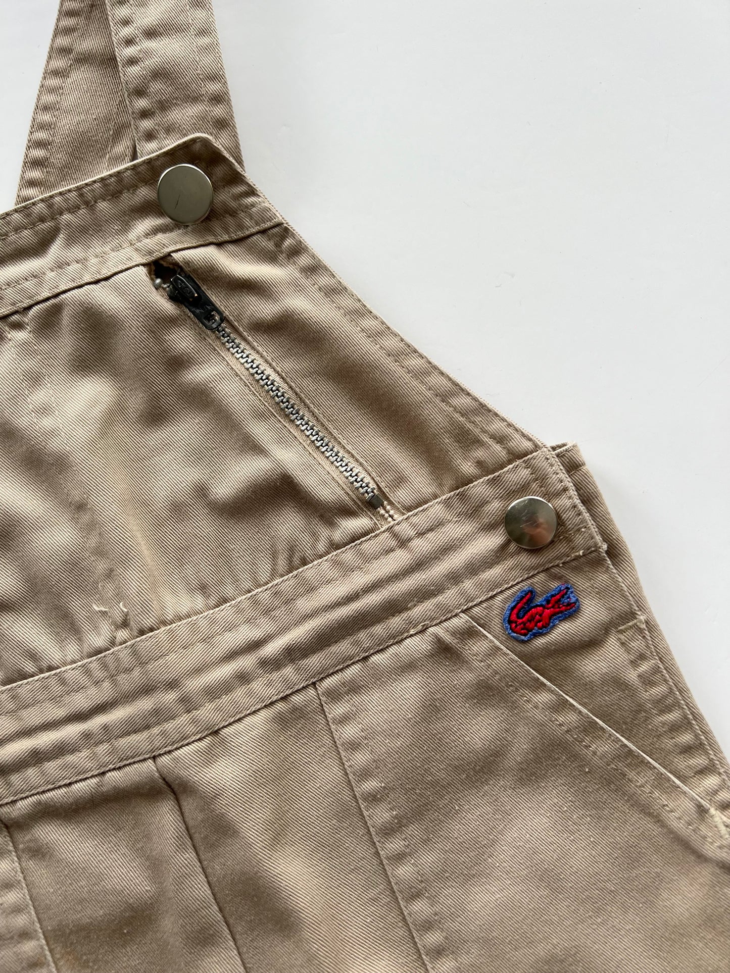 Izod Lacoste Vintage Beige Dungarees - Age 3T