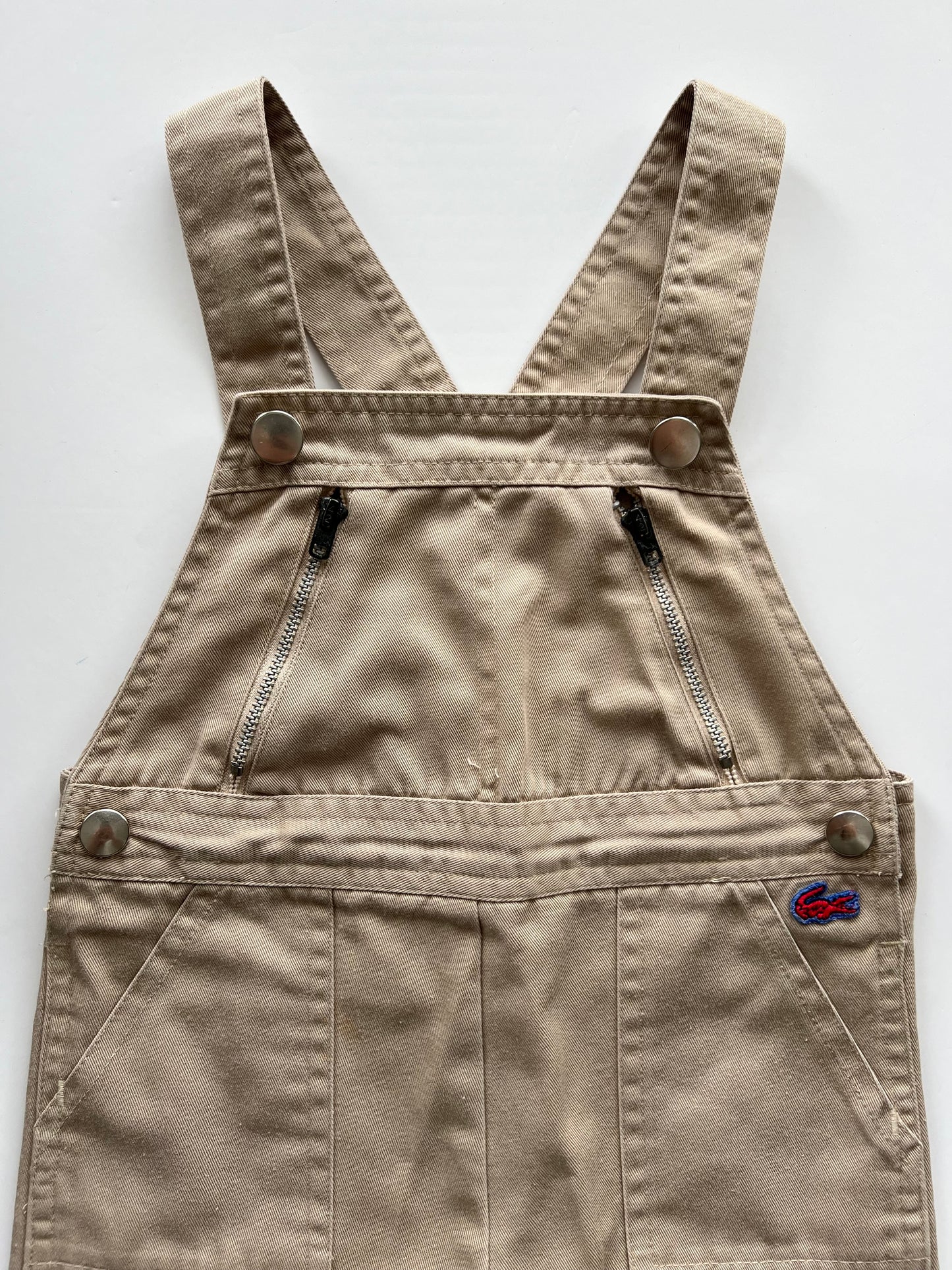 Izod Lacoste Vintage Beige Dungarees - Age 3T