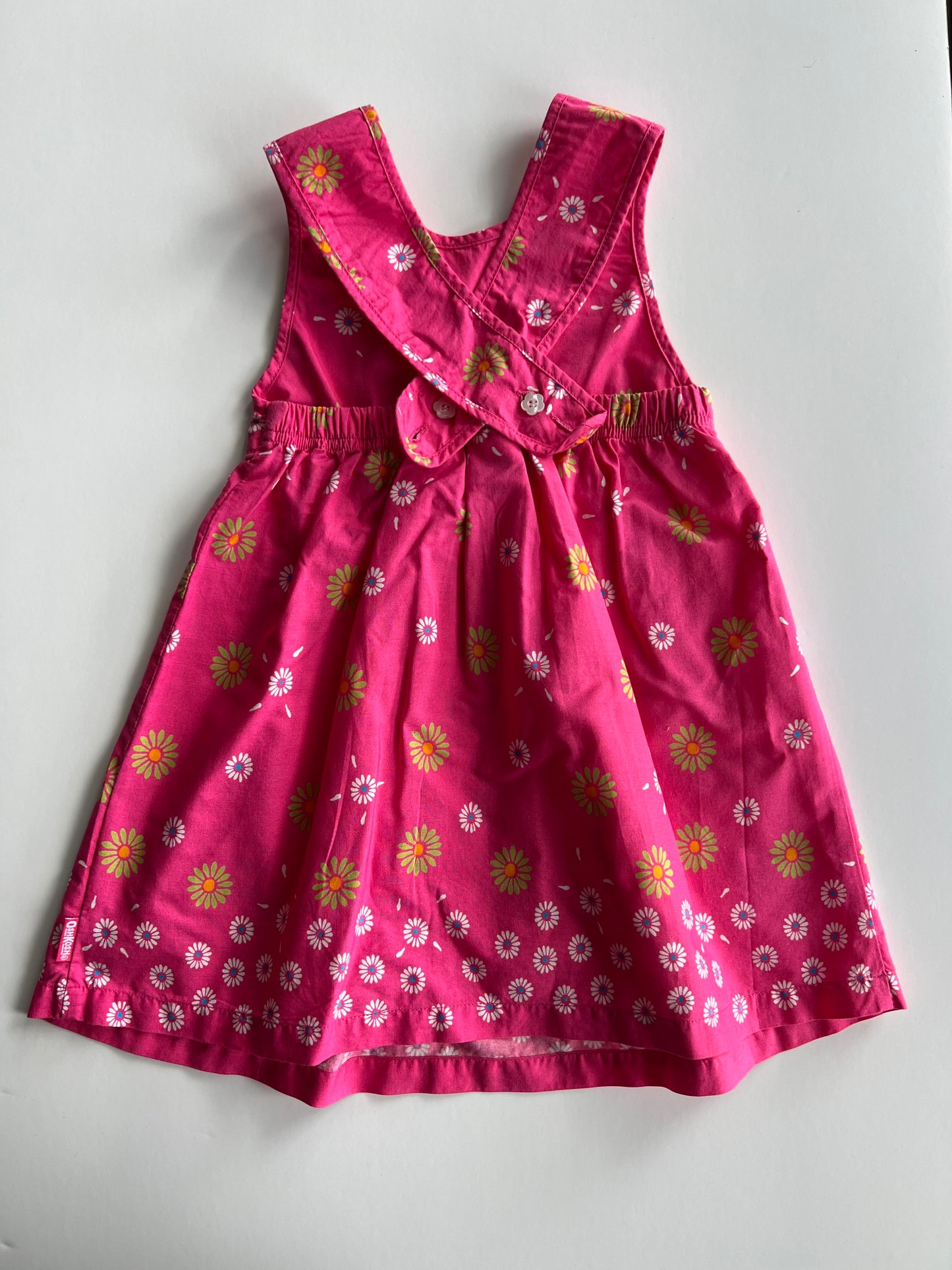 Oshkosh Vintage Floral Cross Back Dress - Age 18-23m